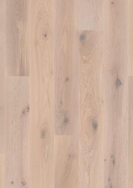 Boen White Nights Oak Plank Castle Wood Flooring, Deep Brushed, Live Natural, 14x209x2200 mm Image