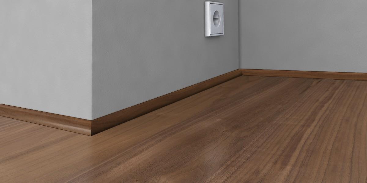Kahrs Skirtings Quadrant Walnut, Satin Lacquered Image