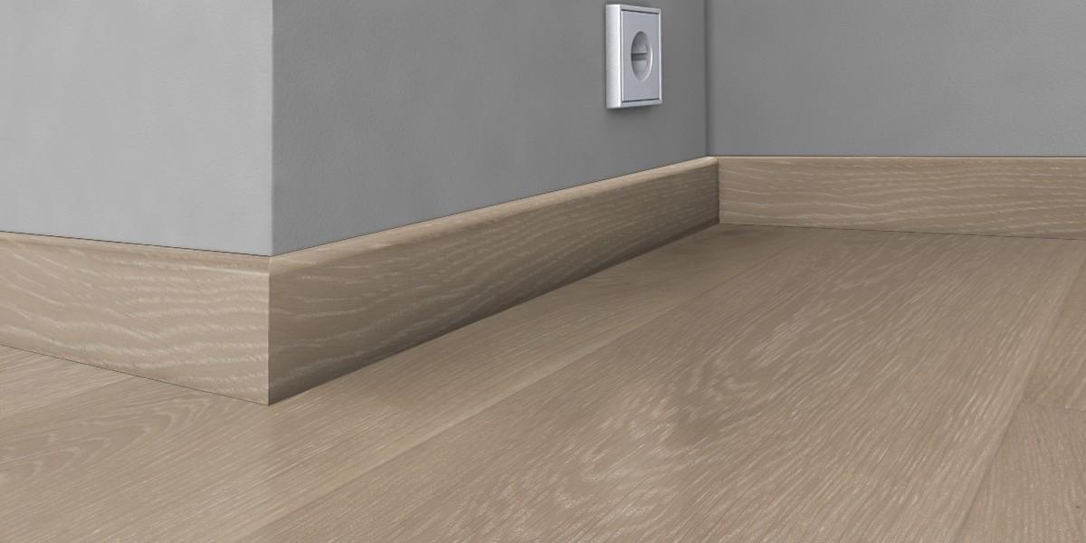 Kahrs Skirtings Skirting Oak Nouveau Gray, Matt Lacquered Image