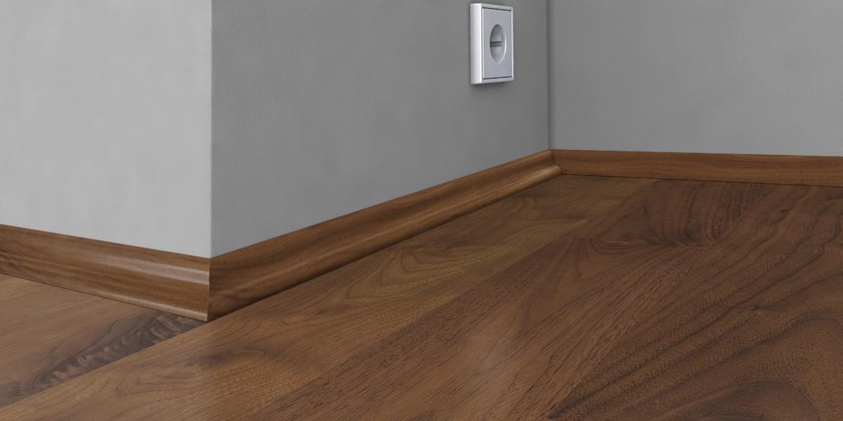 Kahrs Skirtings Solid Scotia Walnut, Satin Lacquered Image