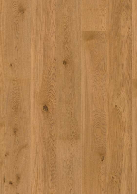 Boen Soft Brown Oak Plank Castle Wood Flooring, Deep Brushed, Live Matt Plus, 14x209x2200 mm Image