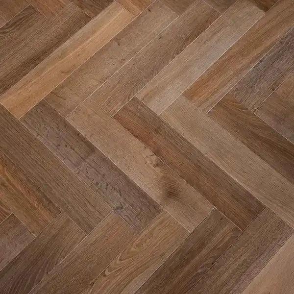 V4 Wood Flooring Thermo Herringbone XL (Left), Engineered, 98mm x 14mm x 500mm Image