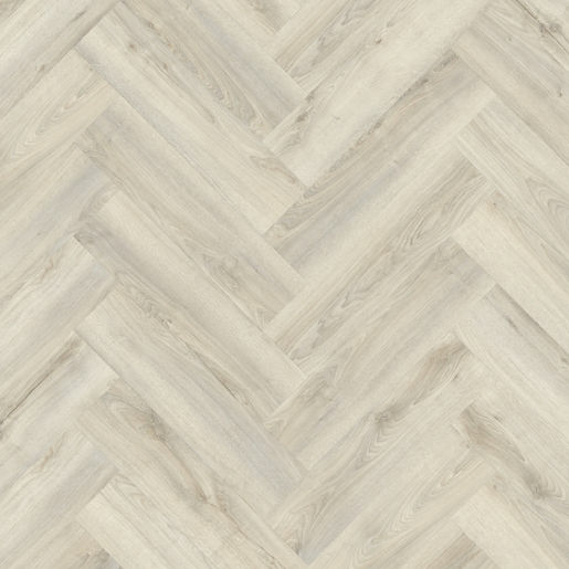 Elka Kentucky Herringbone Oak Beige Luxury Rigid Vinyl Flooring, 126x6x630mm Image