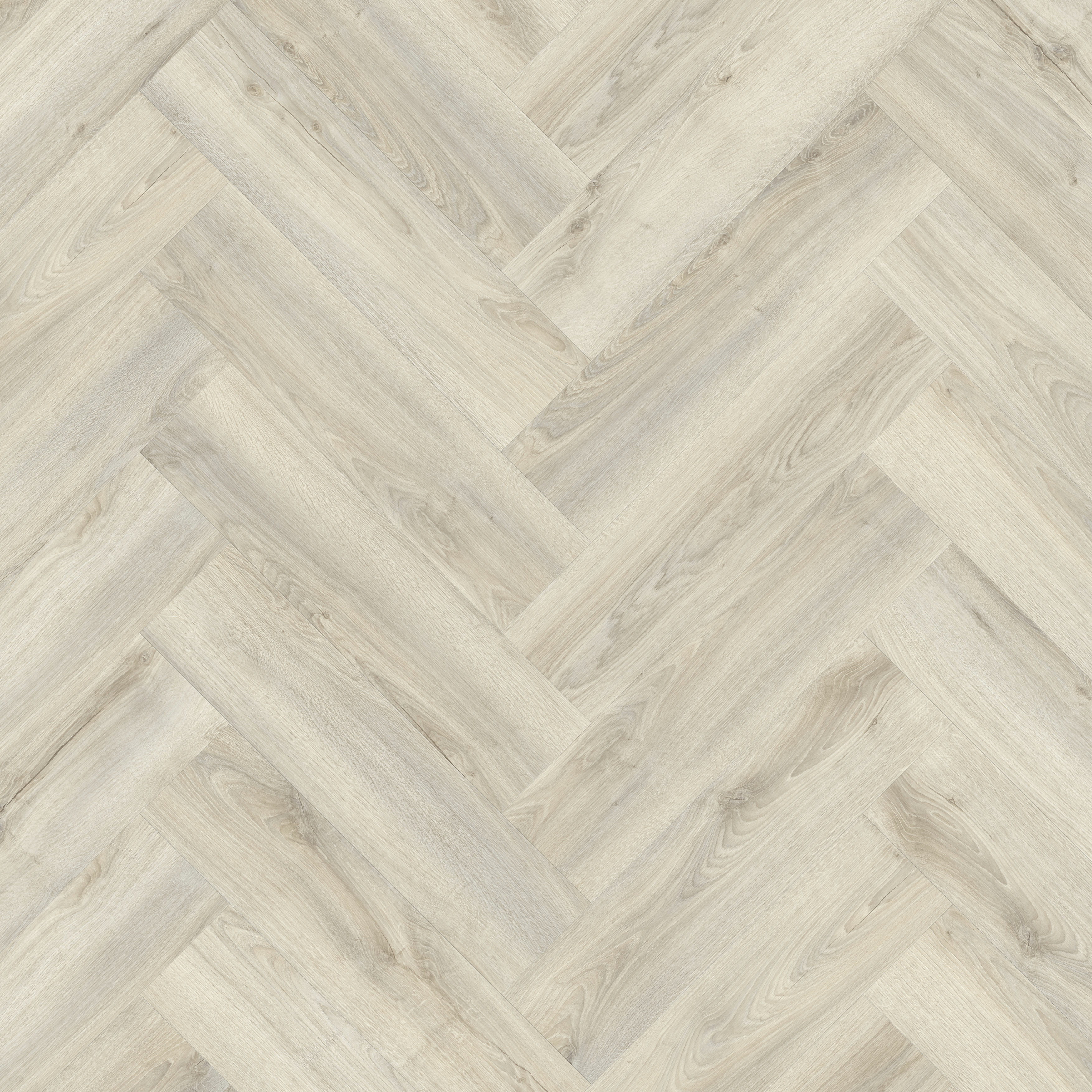 Elka Kentucky Herringbone Oak Beige Luxury Rigid Vinyl Flooring, 126x6x630mm Image