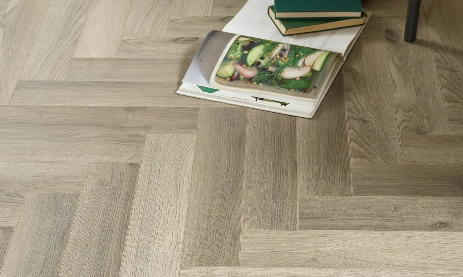 Evolve Aalborg Herringbone Laminate Flooring, 95x12x470mm Image