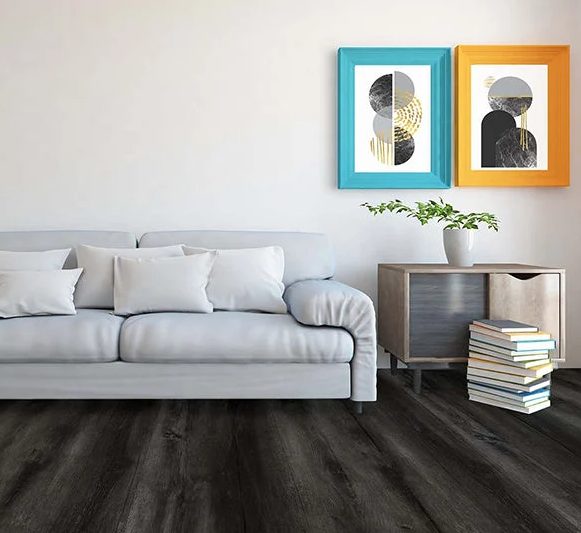 Go SPC Charcoal Plank LVT Flooring, 5.5mm Image
