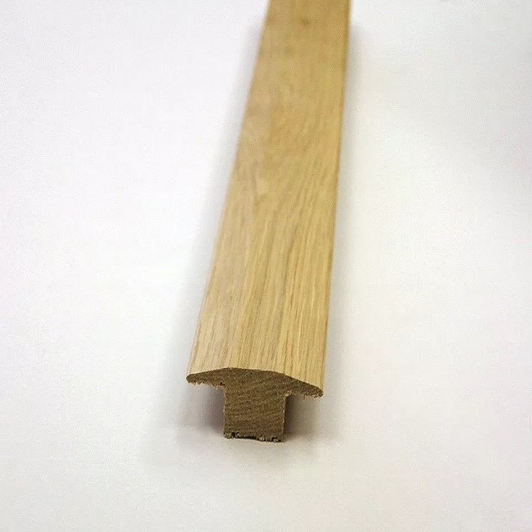 Traditions Solid Oak T-Shaped Threshold, Unfinished, 20mm, 2.44 m Image