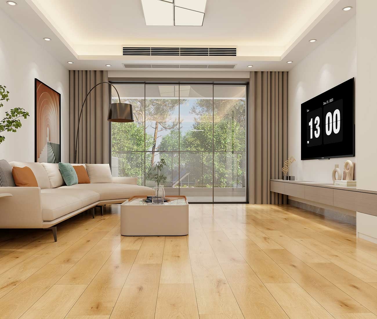 Tradition BML Natural Oak Laminate Flooring, 198x12x1218mm Image