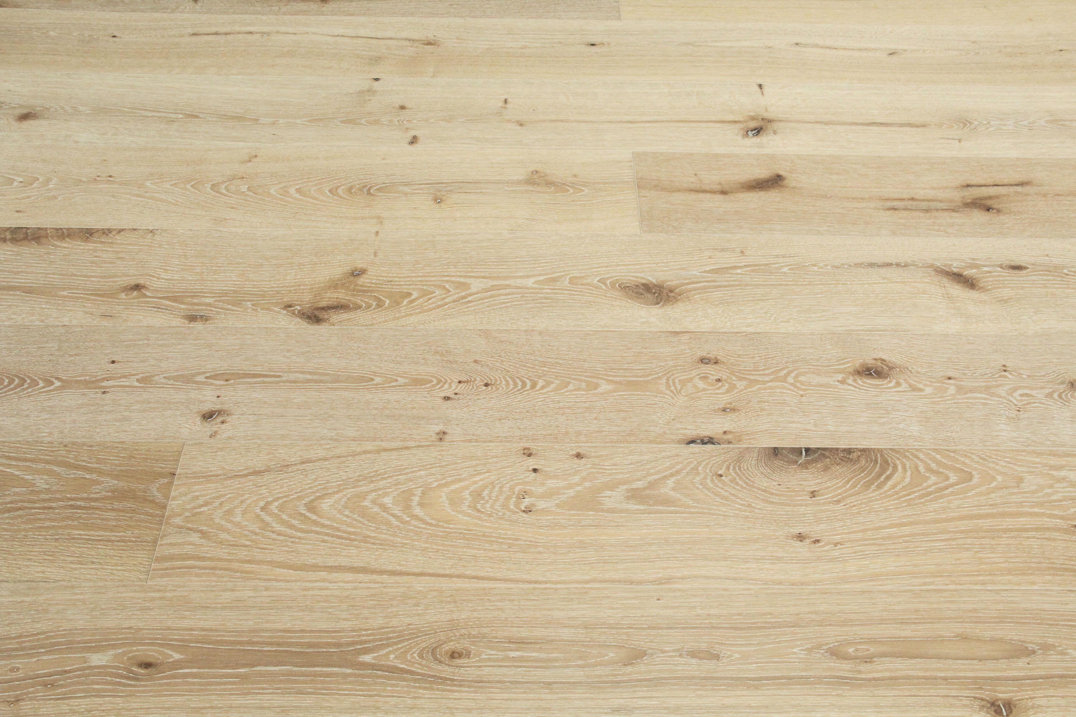 Tradition Select Engineered Oak Flooring, Rustic, Brushed, White Washed, UV Oiled, 190x15x1900mm Image