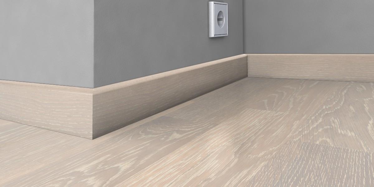 Kahrs Skirtings Skirting Oak Snow, Matt Lacquered Image