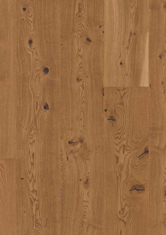 Boen Honey Oak Chalet Wood Flooring, Deep Brushed, Live Natural, 20x200-395x2000-4000 mm Image