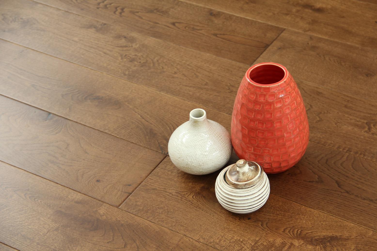 Tradition Select Engineered Oak Flooring, Double Smoked & UV Oiled, 190x20x1900mm Image