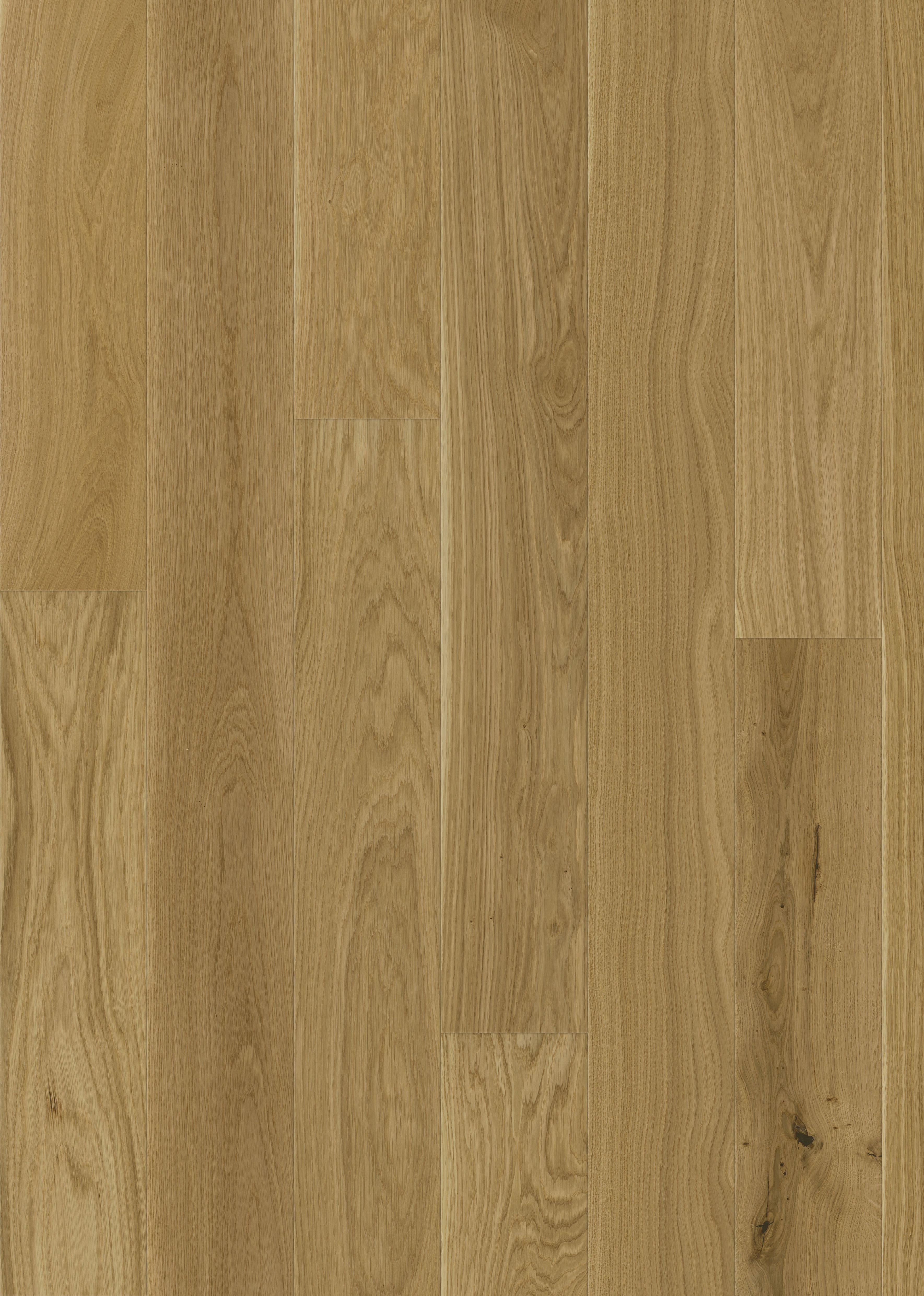 Kahrs Canvas Wide Oak Ecru Engineered Flooring, Brushed & Matt Lacquered, 187x13x1860mm Image