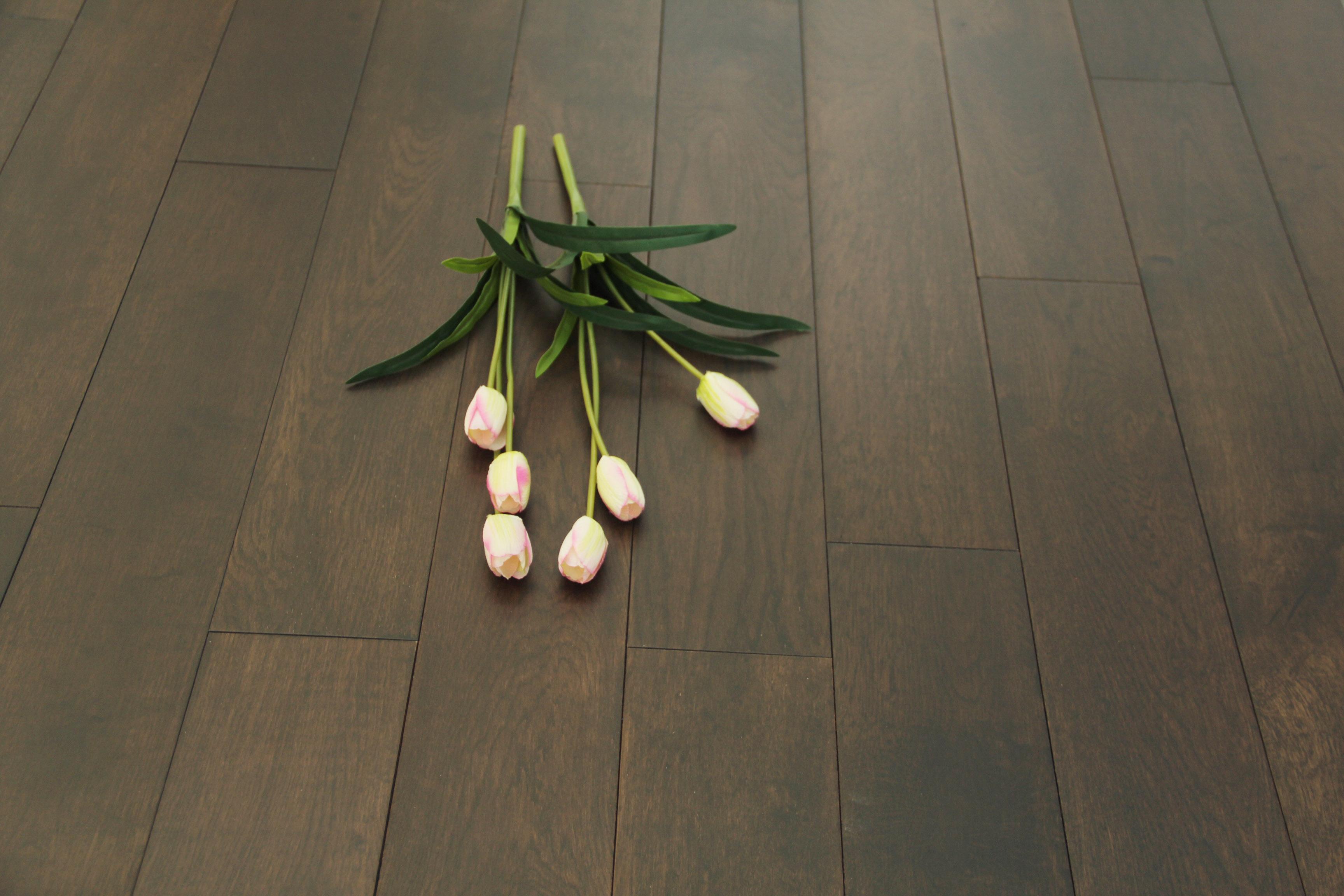 Tradition Select Engineered Oak Flooring, Coffee Stained, Lacquered, 130x18x1500mm Image