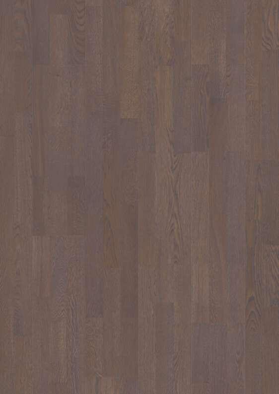 Boen Elephant Grey Oak 3-Strip 14 mm Wood Flooring, Brushed, Live Pure™, 14x215x2200 mm Image