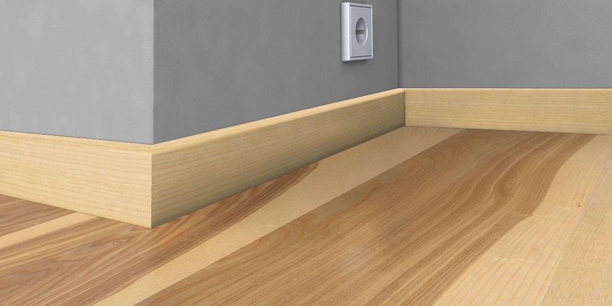 Kahrs Skirtings Skirting Ash, Satin Lacquered Image