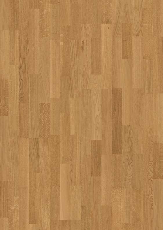 Boen Transparent Oak 3-Strip 14 mm Wood Flooring, Brushed, Live Natural, 14x215x2200 mm Image