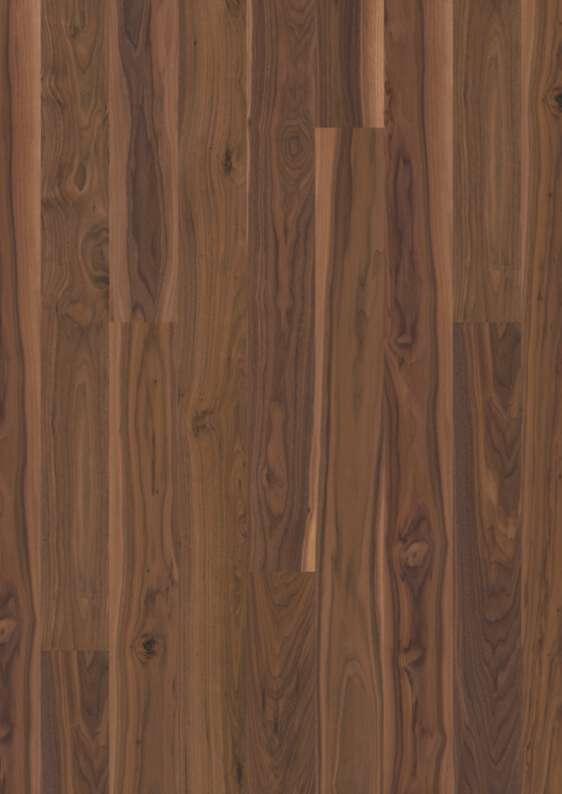 Boen Transparent Walnut am. Plank 138 Wood Flooring, Brushed, Live Natural, 14x138x2200 mm Image