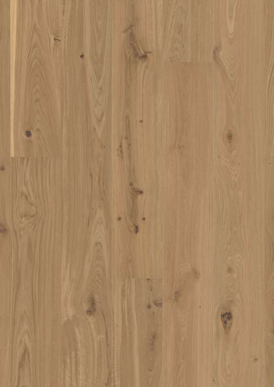 Boen Authentic Oak Plank Castle Wood Flooring, Deep Brushed, Live Natural, 14x209x2200 mm Image