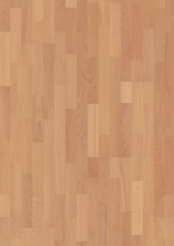 Boen Transparent Beech 3-Strip 14 mm Wood Flooring, Sanded, Live Natural, 14x215x2200 mm Image