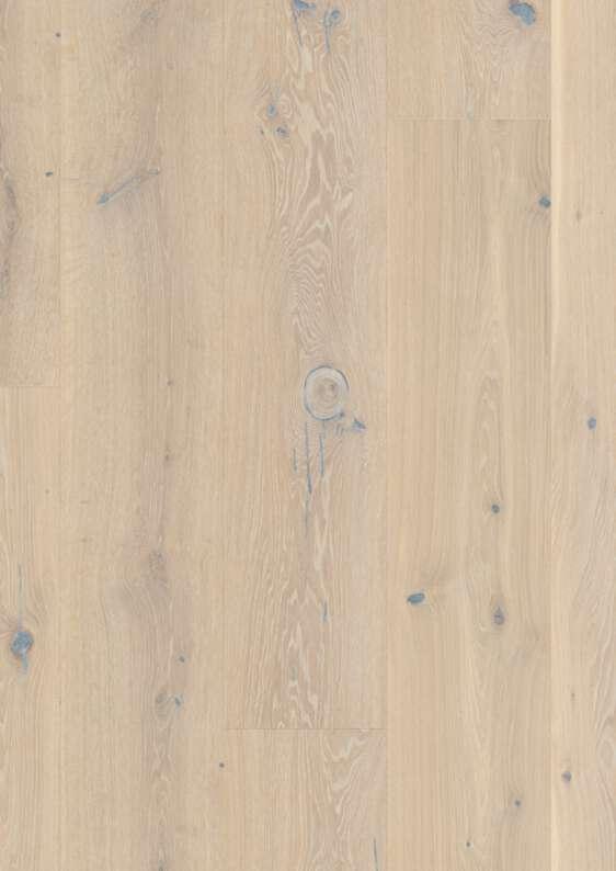 Boen Pale White Oak Chaletino Wood Flooring, Brushed, Live Pure™, 15x300x2750 mm Image