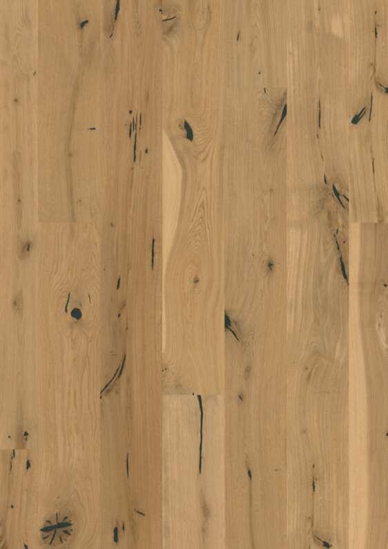 Boen Authentic Oak Plank 181 Wood Flooring, Deep Brushed, Live Natural, 13.2x181x2200 mm Image