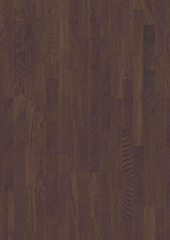 Boen Brazilian Brown Oak 3-Strip 14 mm Wood Flooring, Brushed, Live Pure™, 14x215x2200 mm Image