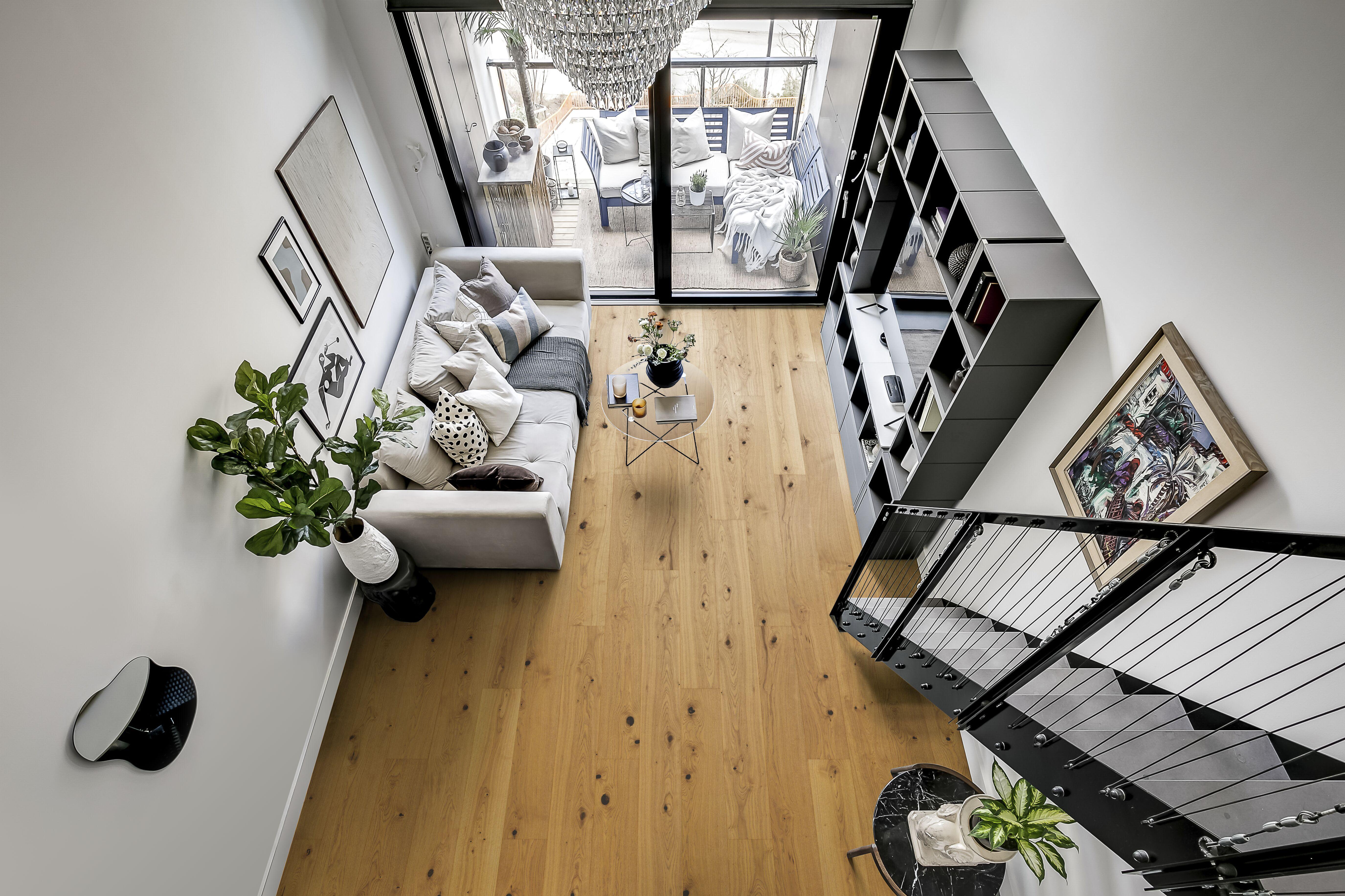 Kahrs Life Authentic Plank Oak Sesame Plank Engineered Flooring, Brushed & Oiled, 193x10x1980mm Image