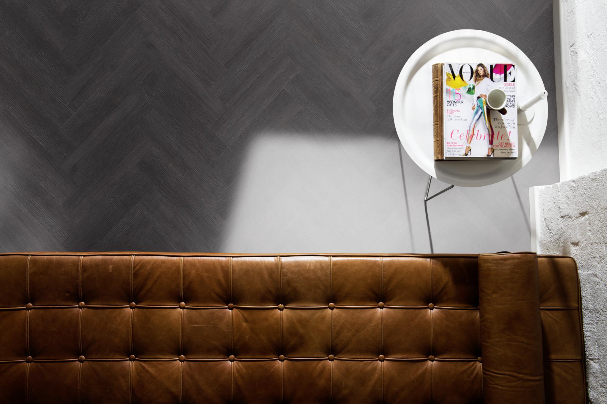 Kahrs Dry Back Herringbone Schwarzwald Dry Back Herringbone LVT Flooring, 102x2.5x457mm Image