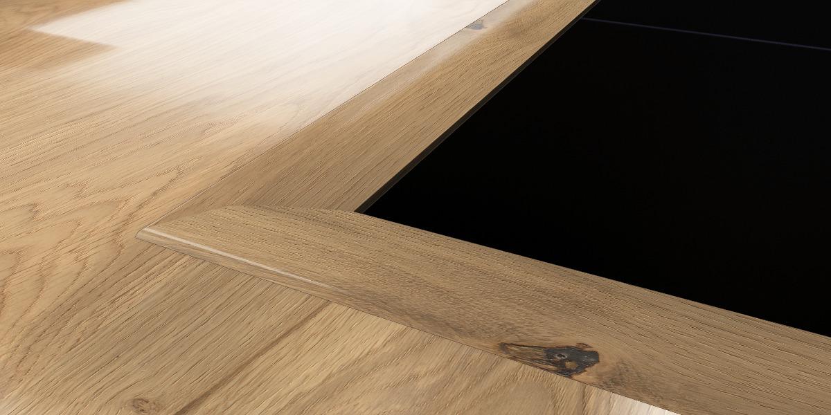 Kahrs Mouldings Cover Strip Oak Klinta, Matt Lacquered Image