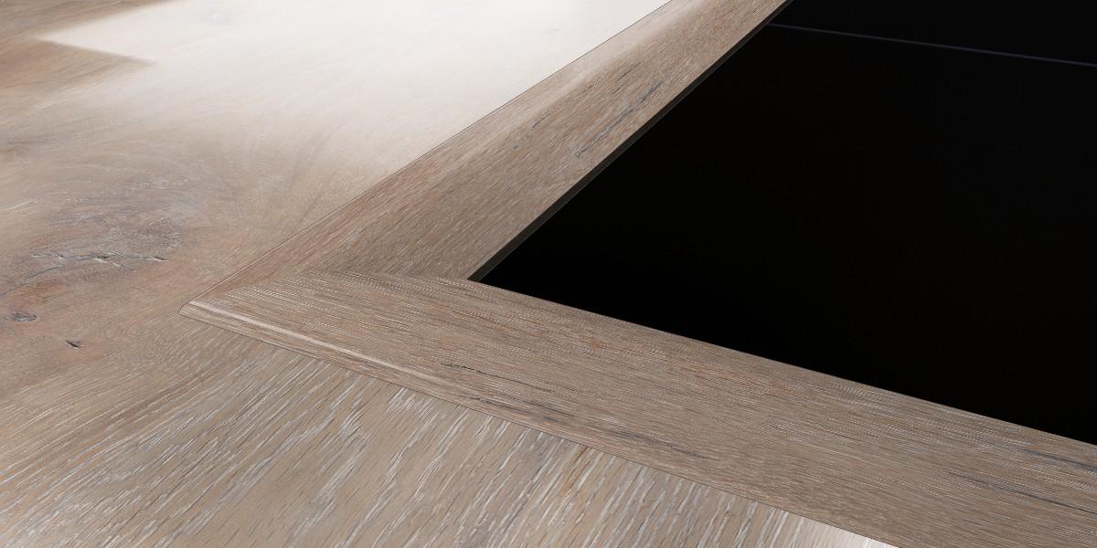 Kahrs Mouldings Cover Strip Oak Linen, Matt Lacquered Image