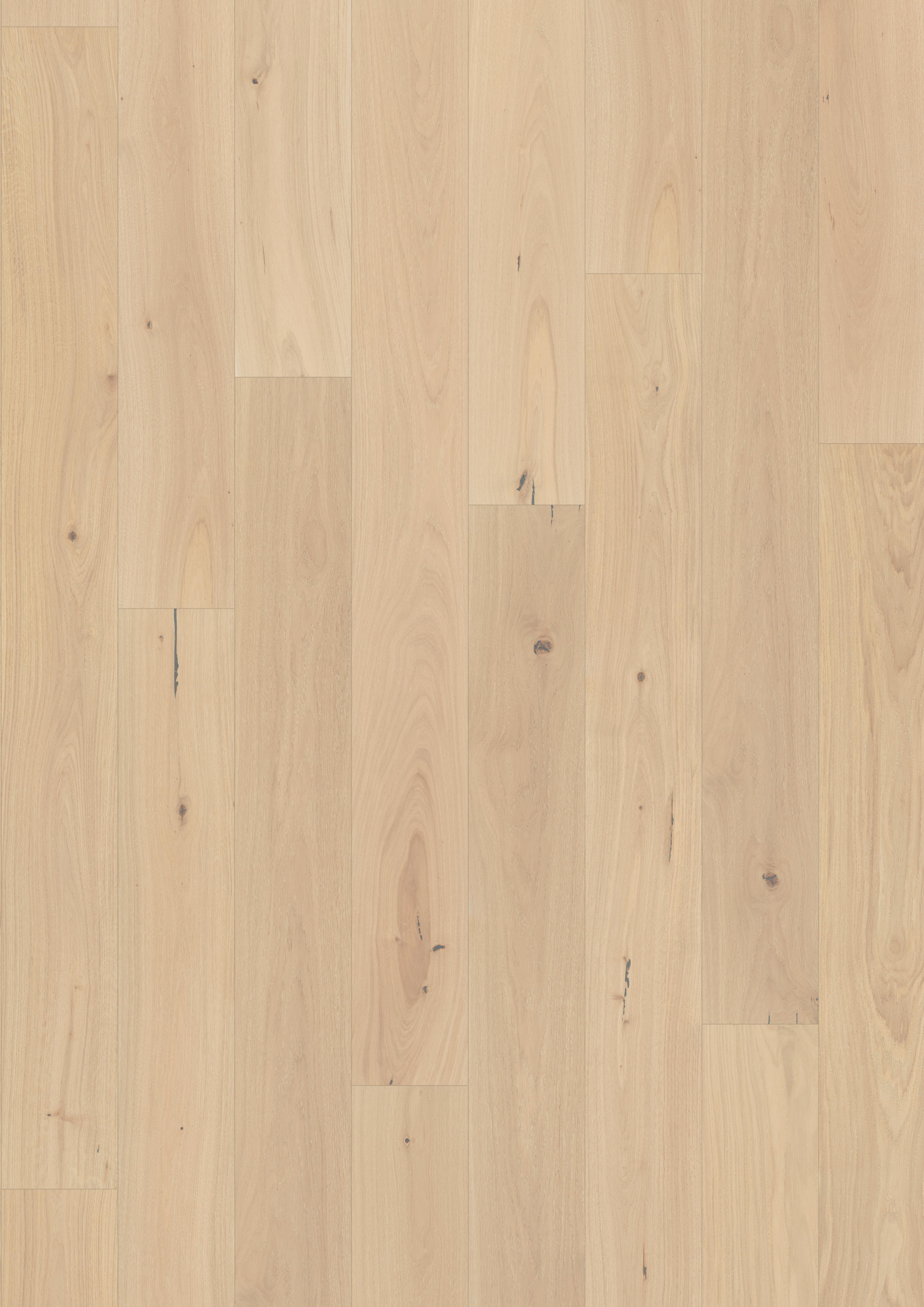 Kahrs Piazza Oak Piazza Cd Crème White Engineered Flooring, Brushed & Oiled, 180x11x1800mm Image