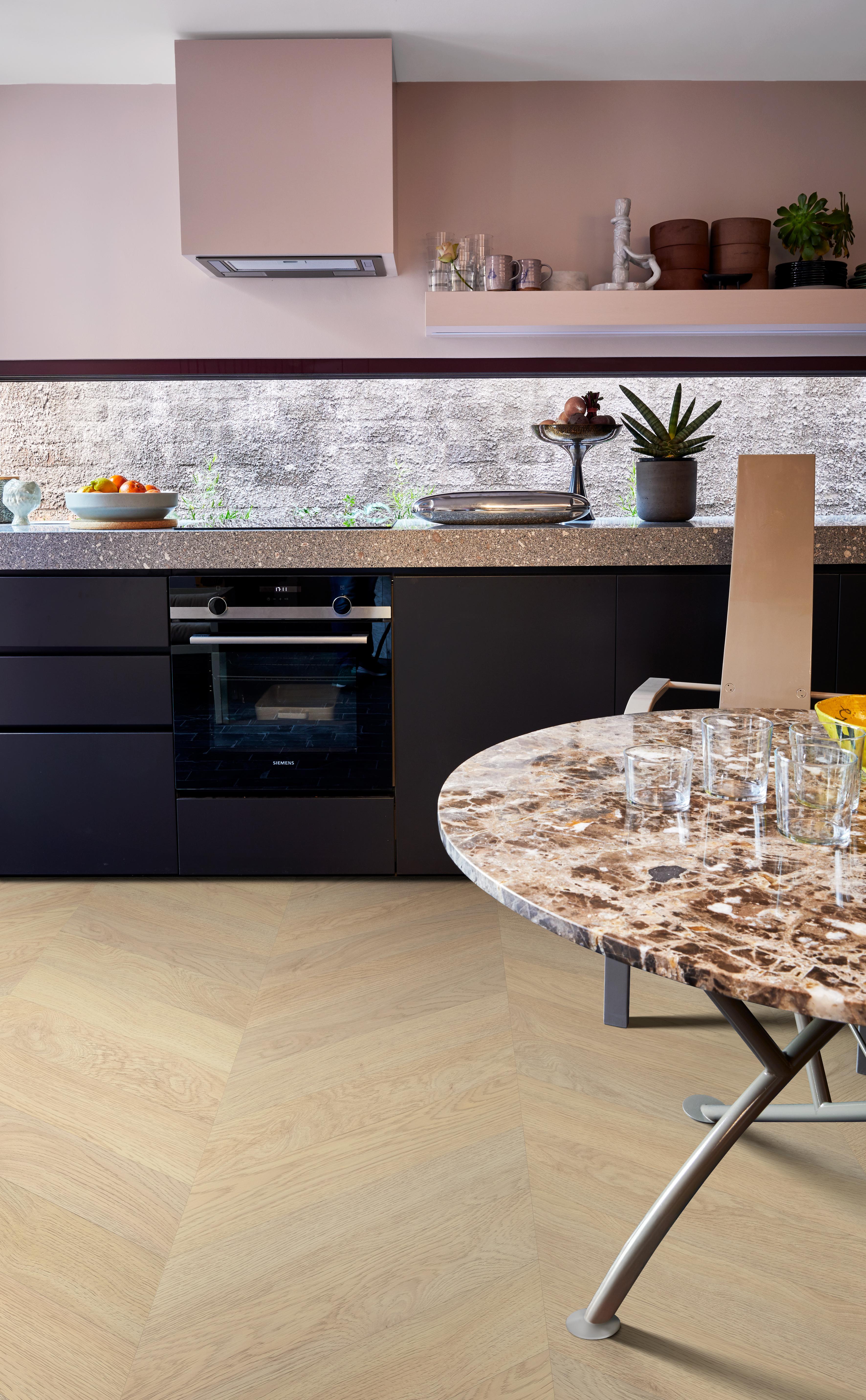 Kahrs Sensation Fusion Click Chevron LVT Flooring, 145x6x665.4mm Image