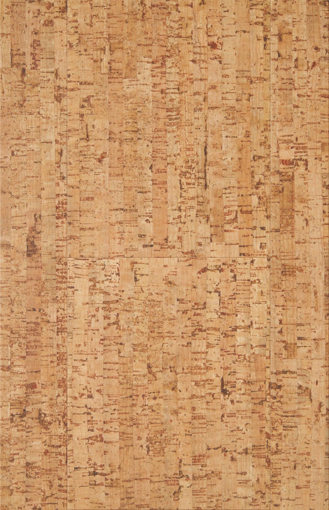 V4 Wood Flooring Amarela - Cork Plank Click Flooring, Cork Flooring with Integrated Cork Underlay, 190mm x 7mm x 1225mm Image
