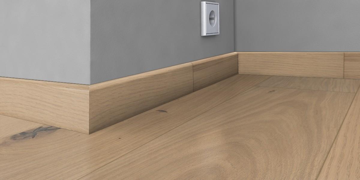 Kahrs Skirtings Skirting Oak White, Matt Lacquered Image