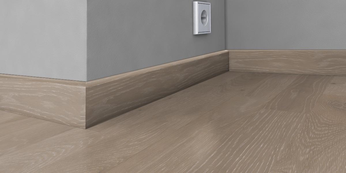 Kahrs Skirtings Skirting Oak Nouveau Gray, Matt Lacquered Image