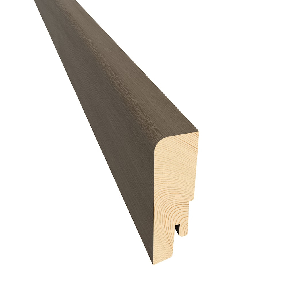 Kahrs Skirtings Skirting Oak Faded Black, Matt Lacquered Image