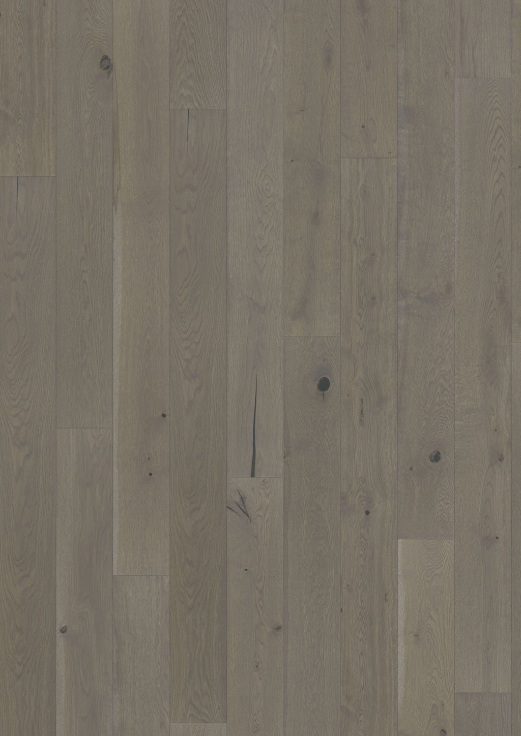 Kahrs Beyond Retro Oak Pearl Grey Plank Engineered Flooring, Brushed & Ultra Matt Lacquered, 187x15x2000mm Image