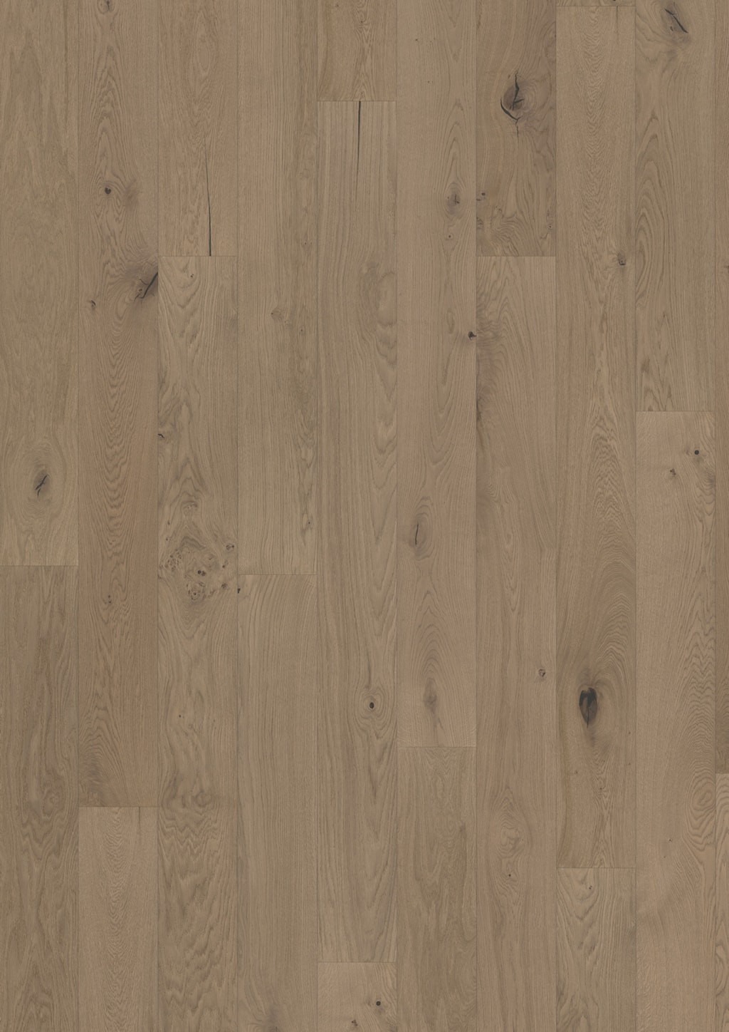 Kahrs Beyond Retro Oak Frozen Hazelnut Plank Engineered Flooring, Brushed & Ultra Matt Lacquered, 187x15x2000mm Image