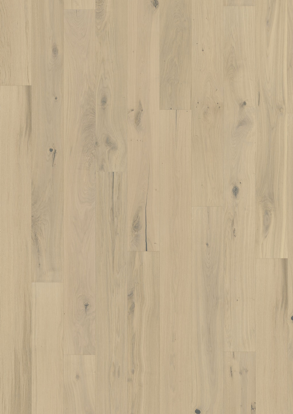 Kahrs Beyond Retro Oak Frosted Oat Plank Engineered Flooring, Brushed & Ultra Matt Lacquered, 187x15x2000mm Image