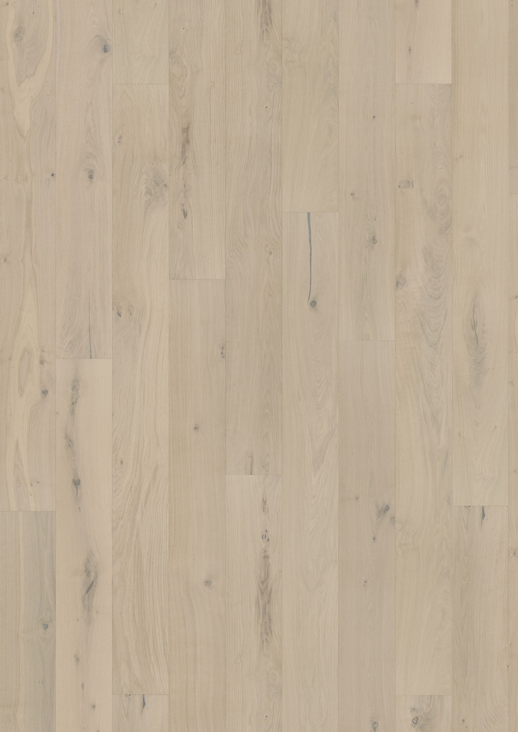 Kahrs Beyond Retro Oak Loft White Plank Engineered Flooring, Brushed & Ultra Matt Lacquered, 187x15x2266mm Image