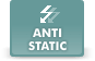 Flooring offers antistatic features, making it safer for rare but important health hazards.